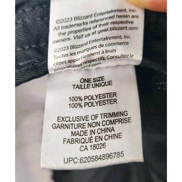 Overwatch 2 Snapback Hat Cap Adult One Size Blizzard Activision 2023 Black - Picture 9 of 9